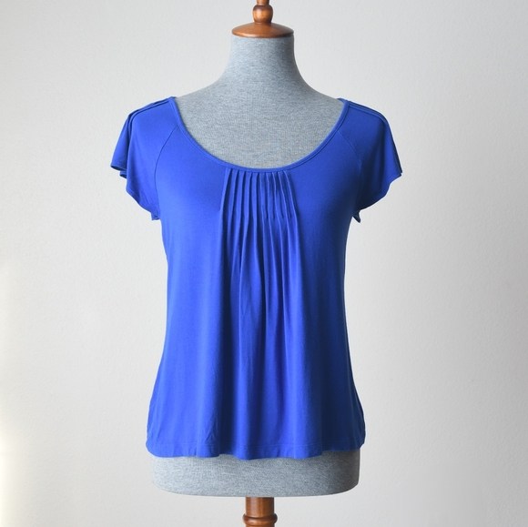 Cable & Gauge Tops - Gorgeous Royal Blue Blouse